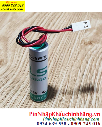 Saft LS14500 (Zắc 5264), Pin nuôi nguồn Saft LS14500 lithium 3.6v 2600mAh chính hãng